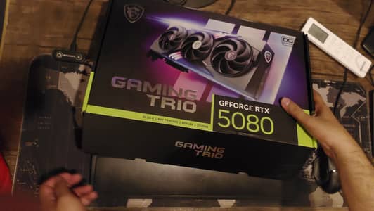 MSI Gaming Trio OC Nvidia RTX 5080 Complete Box - Only 8-9 Months Used