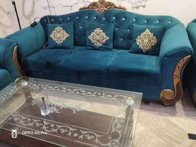 beautiful stylish 10/10 condition sofa set for sale