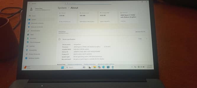 MECHREVO AMD Ryzen 5 7430U Laptop | 8GB RAM | 256GB SSD | Windows 11