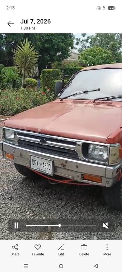 Isuzu pickup model 84 engine 98 Toyota Hilux 5l