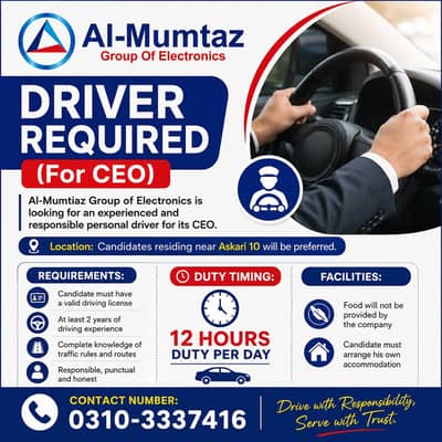 CEO PERSONAL DRIVER