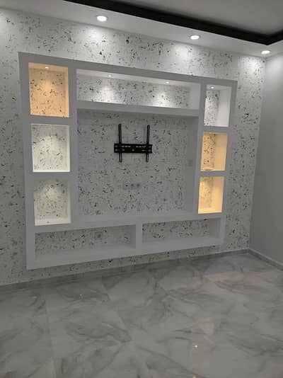 Wall Moulding | Fancy Frames | Fancy Media Wall | Bed Wall Ceiling