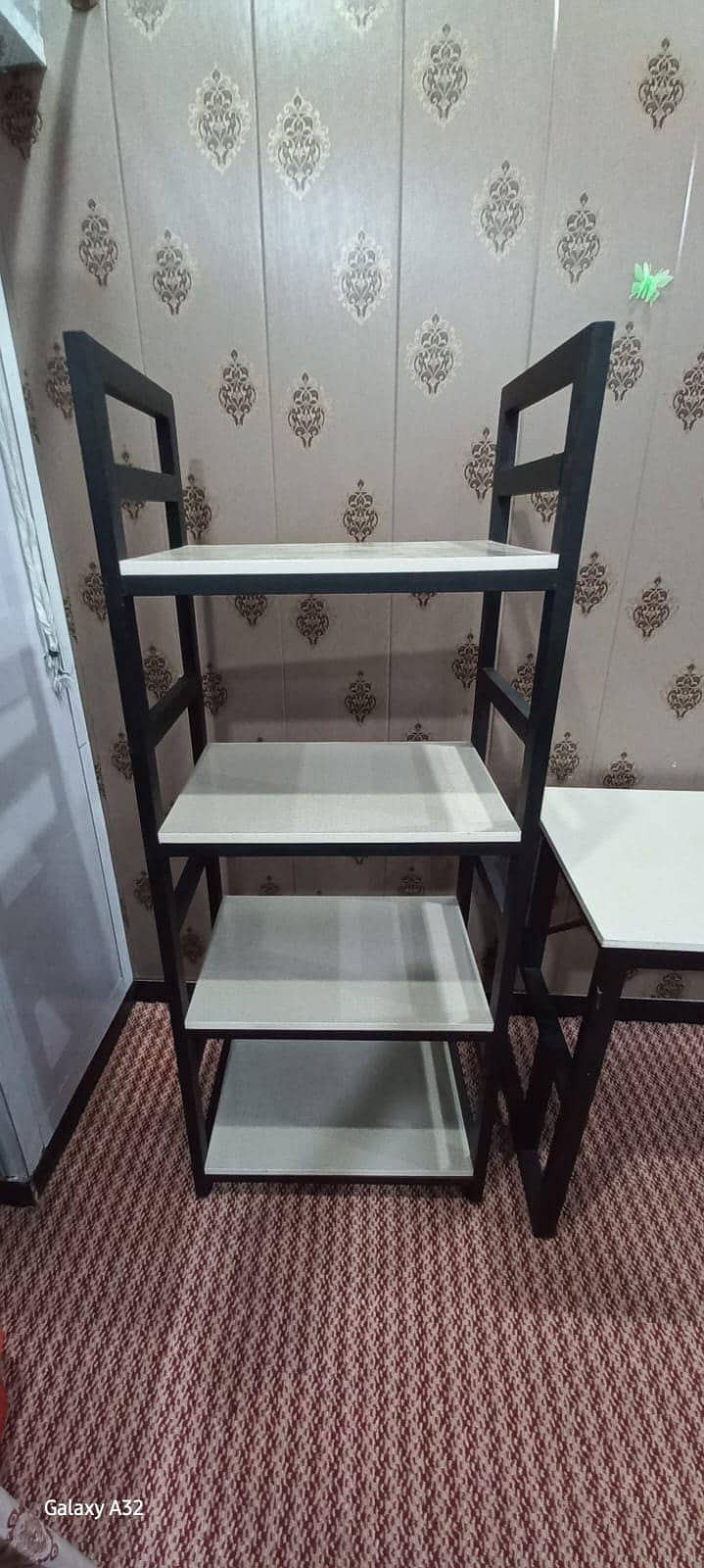 Computer table with rack 2