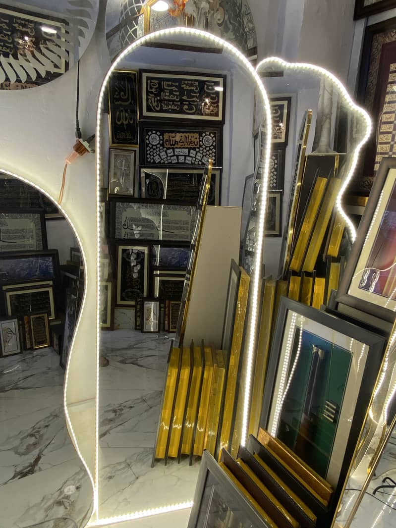Standing mirror with led lights 1