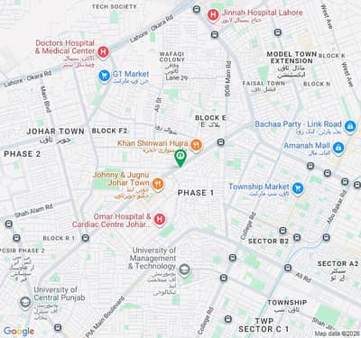 15 Marla plot for sale in johar town block A near to iqra hospital (investor rate ) hot location  main apporched