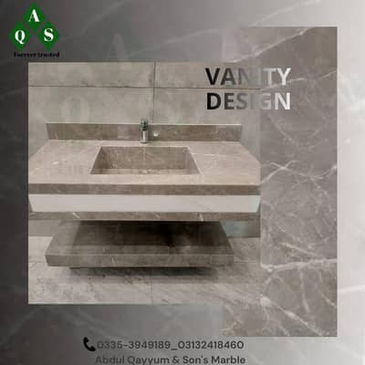 marble vanity
