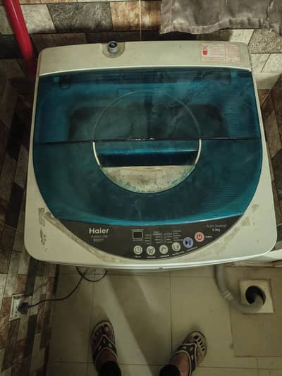 haier washing machine 8.5ltr size fully automatic