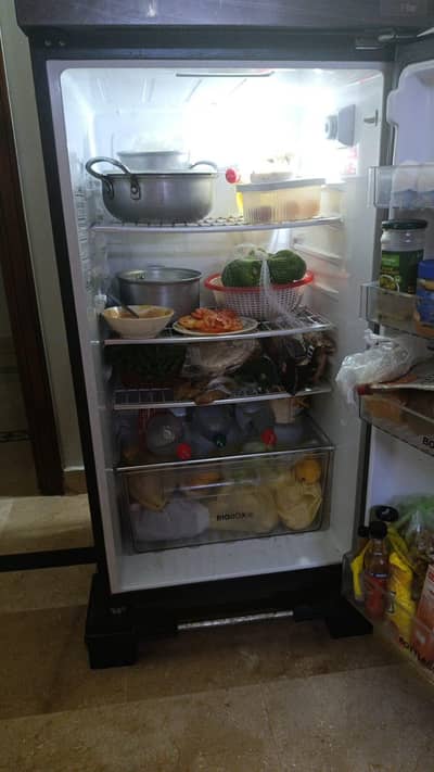 Haier 13 ft glass door refrigerator chocolate colour
