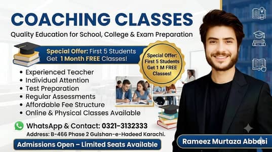 Online and Home Tuition Available