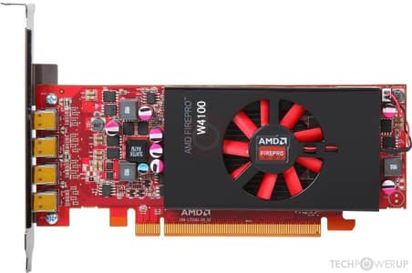 AMD FirePro W4100 2GB 128BIT GDDR5 Graphic Card