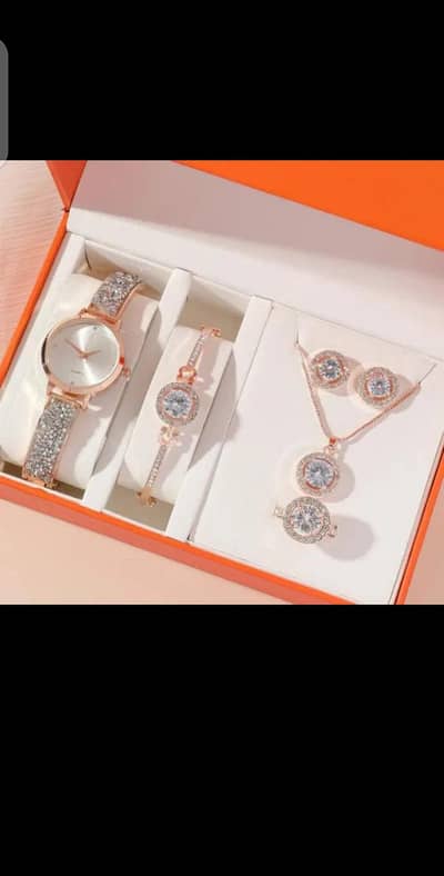 Gold watch set
