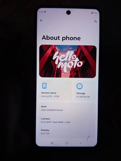Motorola Moto G 5G 128GB NON PTA