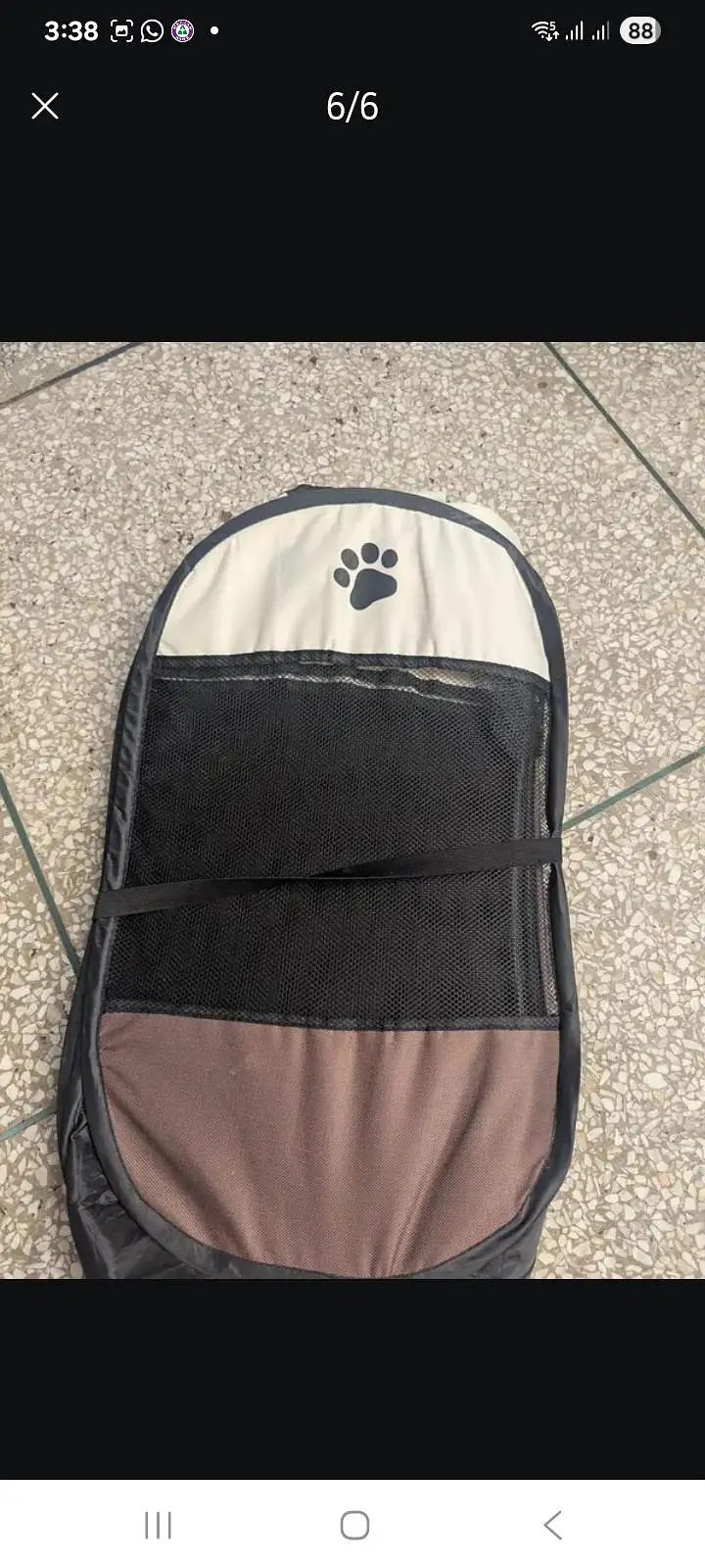 cat cage almost new