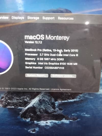 MacBook pro 13 2015