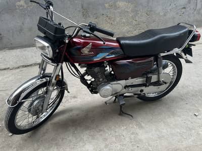 Honda cg125 islamabad registered golden number