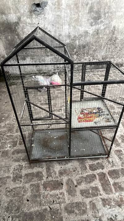 3 portion iron cage