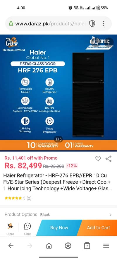 haier ki feidge ha new