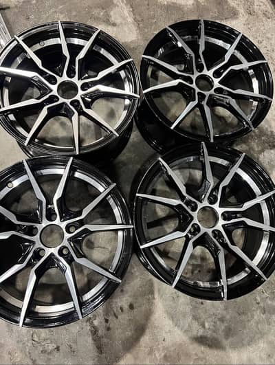 15 Inch 5 Nut Alloy Rims For Sale