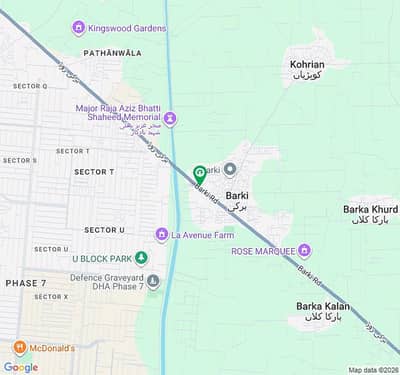87 Kanal Agriculture Land For Sale On Barki Road Near BRB Kanal Lahore
