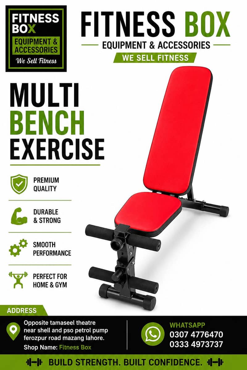 Gym Exercise Multi Bench|multi function Gym exercise bench. . . 0