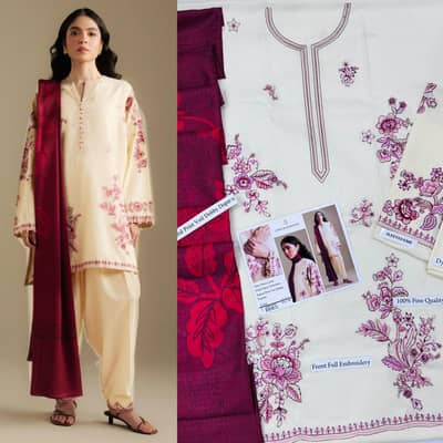 Brand mix Available in Lawn fabric 3pc