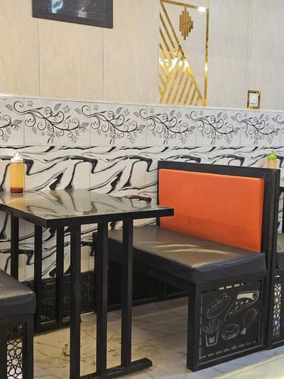 CNC Laser Cutting Metal Frame Furniture Restaurant & cafe Booths