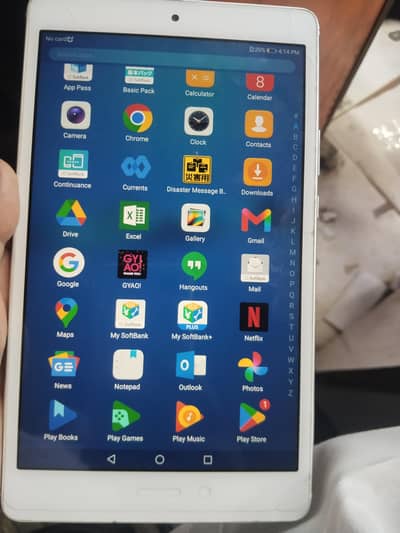LED panal huawai tab good camera front and back