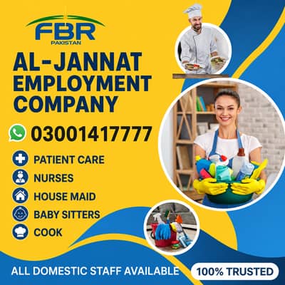 Provide Maid , Driver, Helper, Couples, Patient Care, Cook ,babysitter