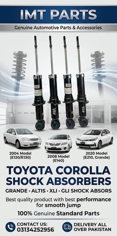 Honda city civic Toyota Corolla xli Gli  Suzuki ultus  shock absorber
