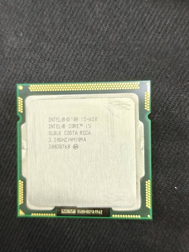 Intel core i5 650 Processor ( i5- 1st gen ) 2