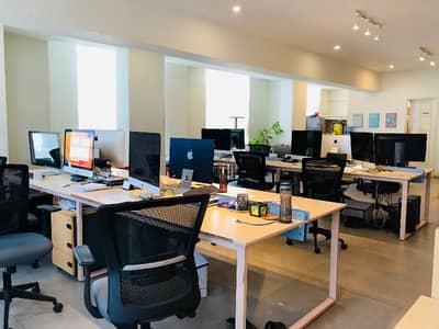 VIP LAVISH FURNISHED OFFICE FOR RENT PHASE 8 WITH LIFT 50 PERSON WORK STATION 15