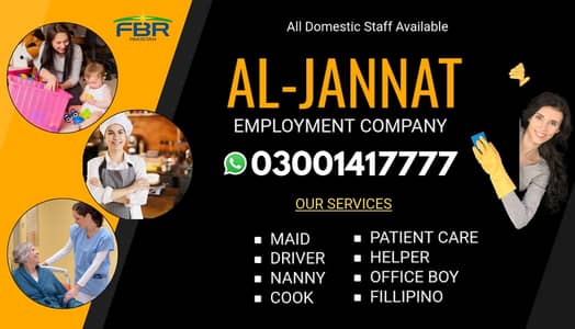 We Provide House Maids,Driver, Couples, Nurse, Cook,Nigerian, Filipino