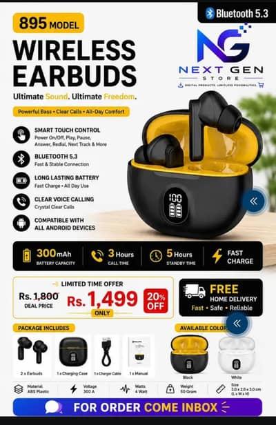 new earphones
