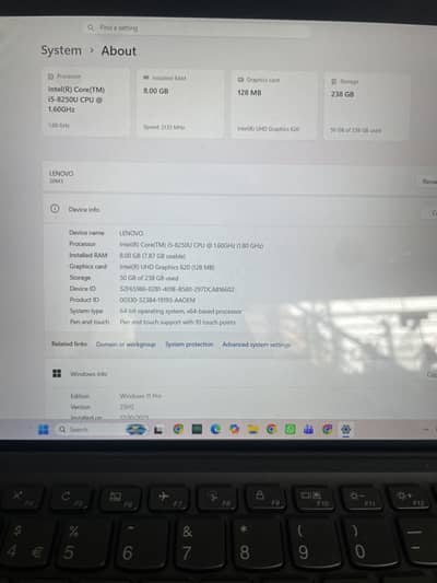 Lenovo thinkpad Core i5 8g