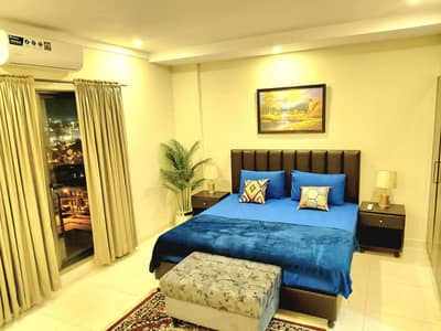One bedroom apartment per day available Gulbug green Islamabad lukurya furnished apartment