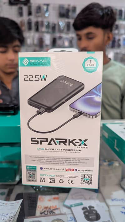 SparkX 22.5W Fast Charging Power Bank | New | 1 Year Warranty