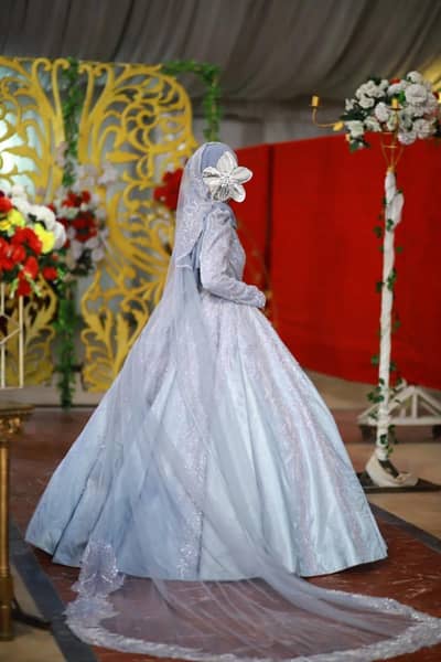 Bridal Dress Designed by M K Fashion House, Bahria Town, Lahore.