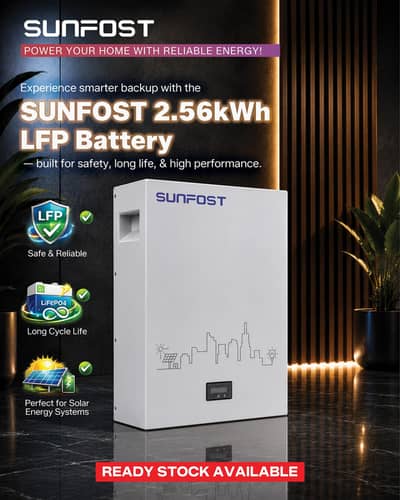 25.6v100ah  Display Wall  lithium Battery Sunfost