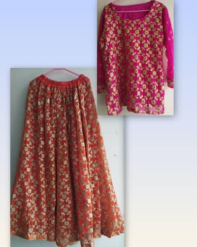 Mehndi dress selling for urgent basis