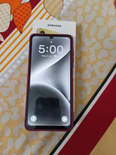 Samsung A07 full box 1 month warranty