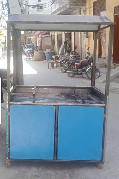 Stainless Steel Fries & Fast Food Stall / Cart for Sale