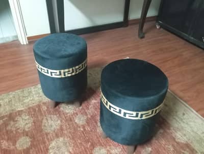 ottoman chair (black