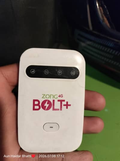 Zong 4G Bolt+ WiFi Device - Excellent Condition