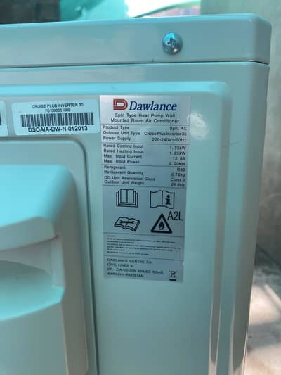 Dawnlance 1.5 ton cruise plus inverter