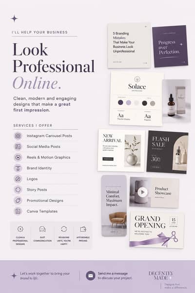 Instagram Branding & Canva Design Services