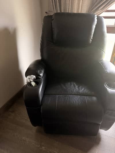 Leather power recliner highlife