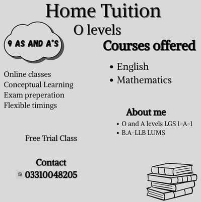 Online Teaching English and Mathematics