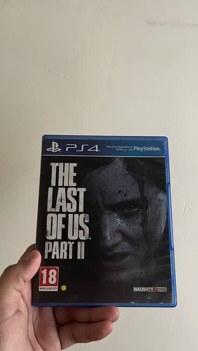 Last of us part 2 ps4 game cd disk