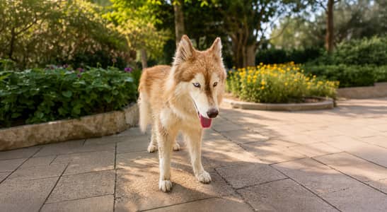 Sandy for Sale PKC Registered Female Siberian Husky with Rare Eyes