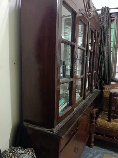 full size wooden show case for sale